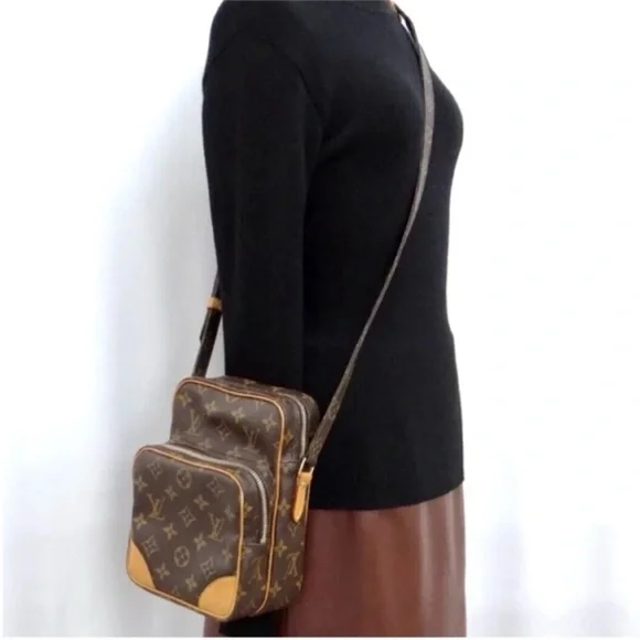 Authenticated Louis Vuitton Amazon Crossbody Shoulder Bag Purse Handbag Purse - Picture 2 of 16
